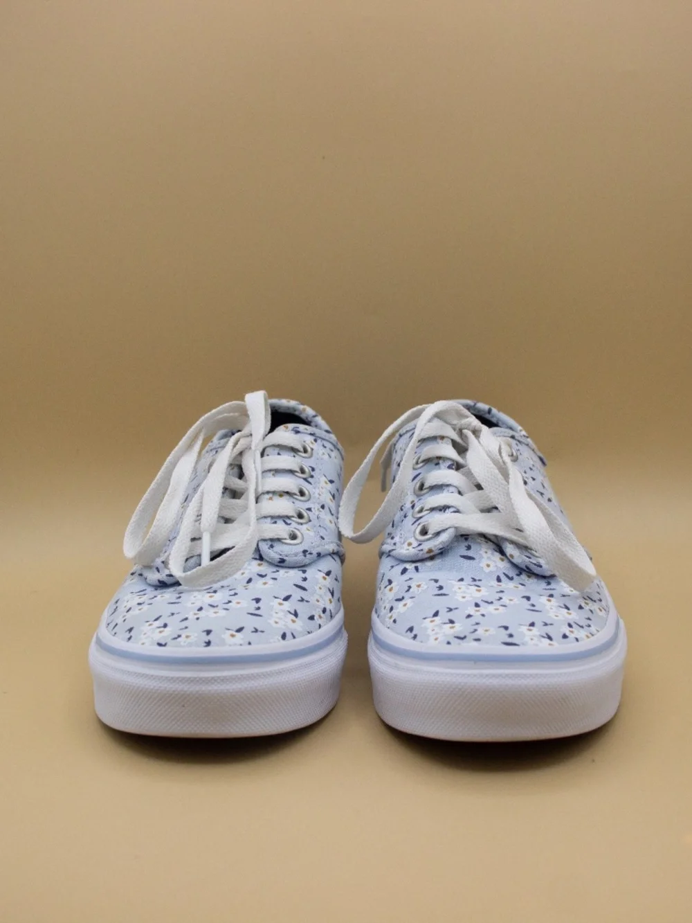 Vans Camden Deluxe Ditsy Blue Floral Print Shoes Women's Size 7.5
